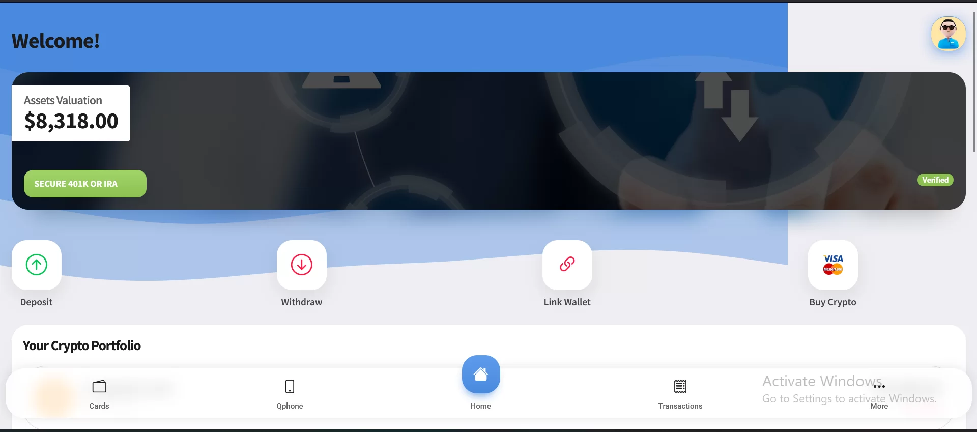 QTunit Wallet QFS